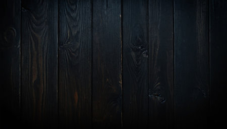 Dark wood texture background, dark wood planks. Grunge surfaceの素材