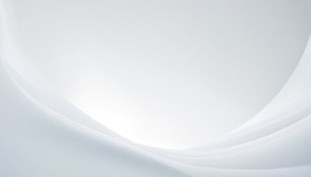 abstract white background with curved lines, 3d render, computer generatedの素材