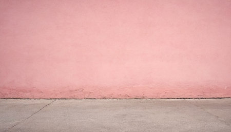 Pink concrete wall texture background with copy space for your text or image.の素材