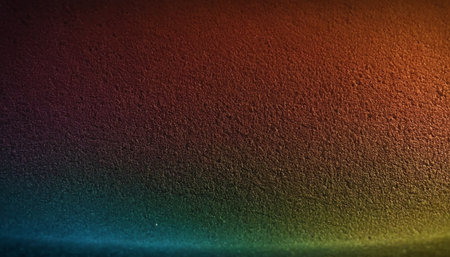 Colorful abstract background. Close-up of a rainbow colored wallの素材