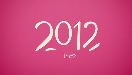 2021 new year sign on pink background. Happy New Year.の素材