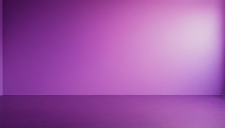 Purple empty room with purple wall and floor. 3d renderingの素材