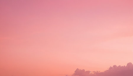Sunset sky background with a pastel colored, gradient pastel.の素材