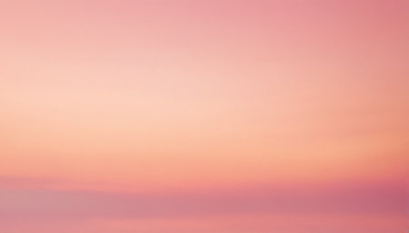 Sunset sky background with pastel colored, soft cloudy is gradient pastel.の素材