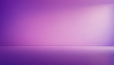 Empty room with purple wall, 3d rendering. Computer digital drawing.の素材