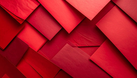 abstract red paper background with copy space for text or image.の素材