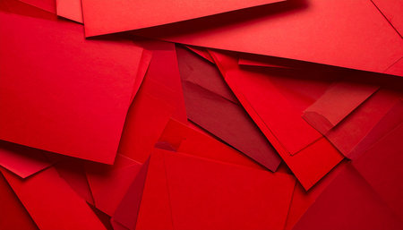 Red envelopes as background, closeup. Red envelopes backgroundの素材