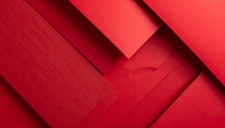 abstract background of red paper sheets, abstract background of red paperの素材