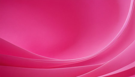Abstract background of curved pink paper sheets. Texture of pink paper.の素材
