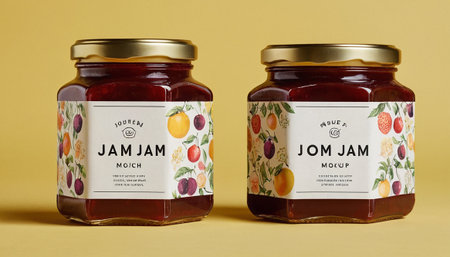 Two jars of Jamの素材