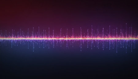 Sound wave equalizer background. Audio equalizer technology concept. 3d renderingの素材