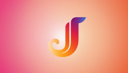J letter logo alphabet design icon for business and company. Suitable as a logotypeの素材