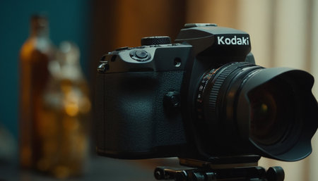 Canon EOS X-R with Canon EOS 2.0 and Canon EOS 4.0 on blurred backgroundの素材