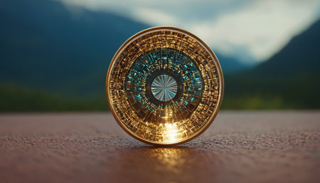 Litecoin cryptocurrency coin. Cryptocurrency concept. 3D Renderingの素材