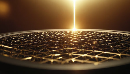 3d rendering of a puddle of oil on a black backgroundの素材