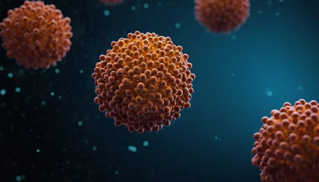 Coronavirus 2019-nCoV. 3D illustrationの素材