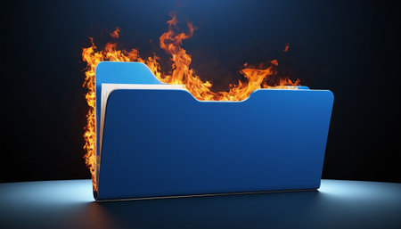 Blue dumbbells and a bottle of water on a red yoga matの素材