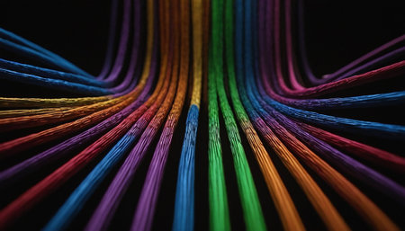 Driving on a rainy day through the windshield of a car.の素材