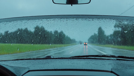 Colorful lines on a black background. Shallow depth of field.の素材