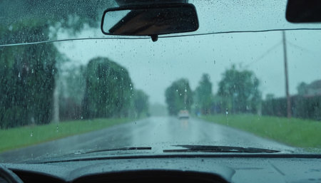 abstract colorful background with bokeh defocused lights and shadowの素材