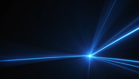 star with lens flare and bokeh effect made in 3d softwareの素材