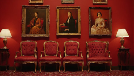 Interior of the National Art Gallery, St. Petersburg, Russiaの素材