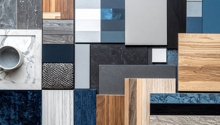 Colorful ceramic tile background and texture for interior and exterior design.の素材