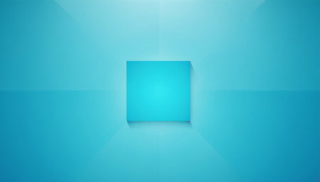 Blue abstract geometric background. Minimalistic design. Vector illustration.の素材