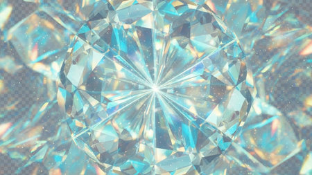 Diamond. Jewelry background. 3d rendering, 3d illustration.の素材