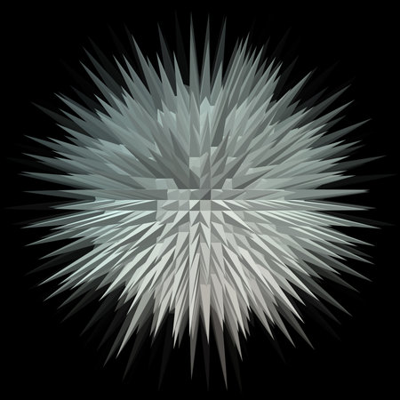 Abstract vector background with random geometric shapes. Vector illustration for your design.の写真素材