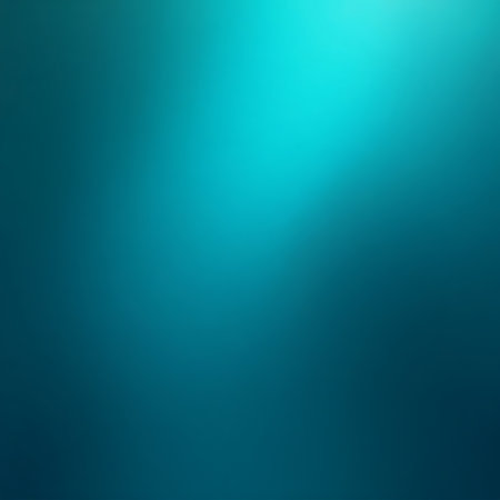 Turquoise to Navy Smooth Gradient with Reflective Glass Shine, Elegant Minimalist Texture Backgroundの素材