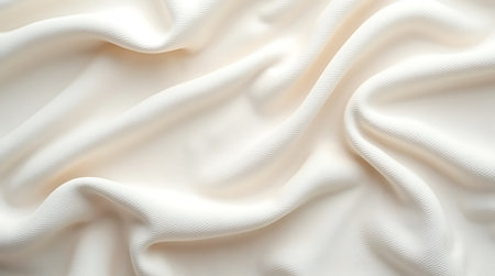 Premium fabric linen texture background with detailed woven pattern and natural fiber lookの素材