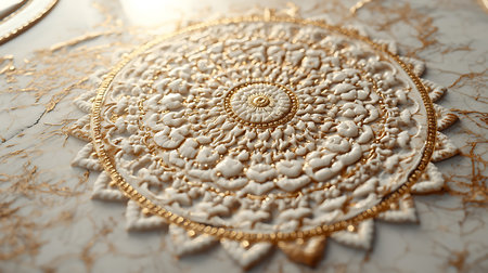 Golden Inlay Mandala Patternの素材