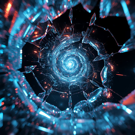 Futuristic Glass Spiral Artworkの素材