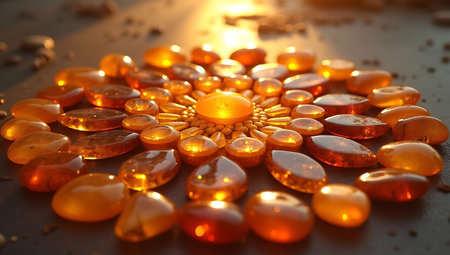 Amber Stone Mandala Designの素材