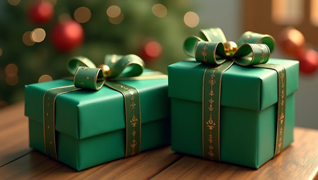 Festive Birthday Packaging Sceneの素材