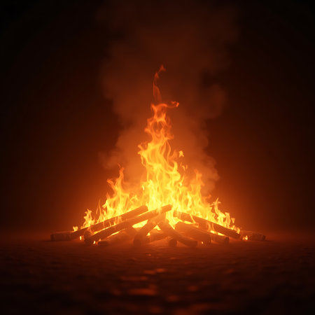 Fiery Illumination in Darknessの素材