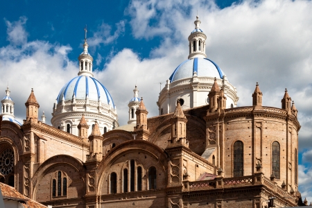 Cathedral of The Immaculate Conception, Cuenca, Ecuadorの写真素材