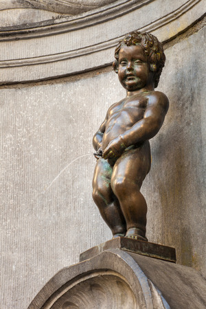 Mannekene Pis statue, Brusselsのeditorial素材