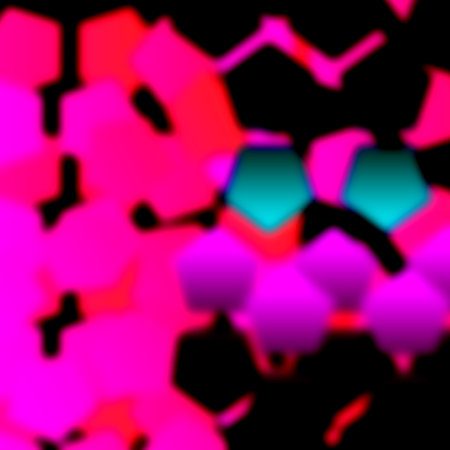 abstract background of colored spots of light blurred and bokehの写真素材