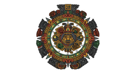 A highly detailed and ornate oval coat of arms featuring multiple crests, shields, and symbolic imagery in vibrant colors.の素材