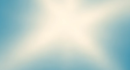 An abstract, pixelated background featuring a soft gradient from light blue to a bright, creamy yellow in the center.の素材
