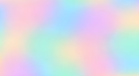A seamless, pixelated abstract background featuring a dreamy blend of pastel colors like pink, blue, green, and yellow.の素材