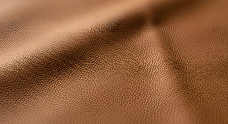 A detailed macro shot of a rich brown fabric, showcasing its intricate texture and soft, subtle sheen.の素材