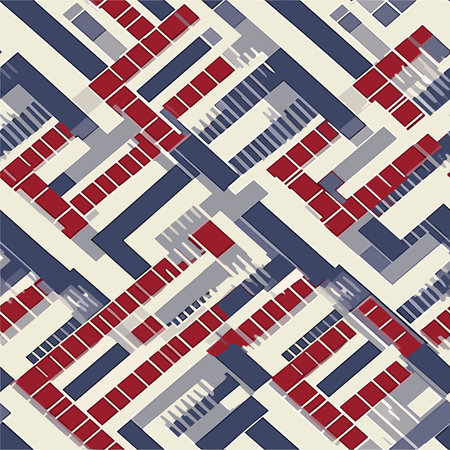 Seamless background pattern. Abstract geometric pattern. Vector illustration.のイラスト素材