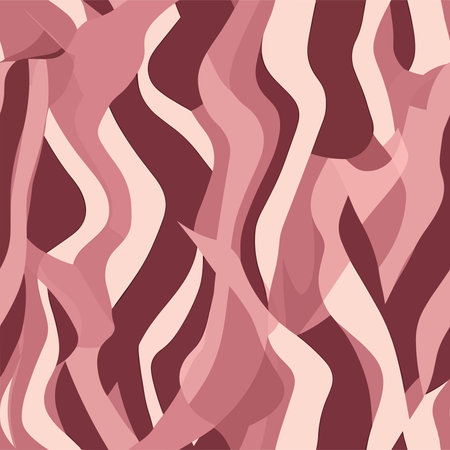Seamless pattern with abstract wavy stripes. Vector illustration.のイラスト素材