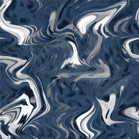 Marble texture abstract background. Vector illustration. Blue and white colors.のイラスト素材