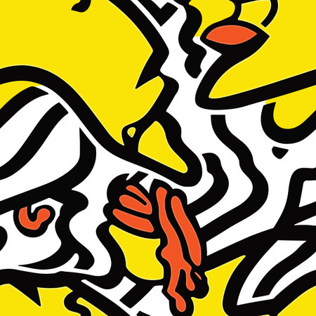 abstract color pattern in graffiti style. Quality illustration for your designのイラスト素材