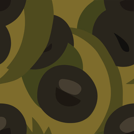 Seamless pattern with eyes. Vector illustration in flat style.のイラスト素材