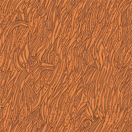 Seamless pattern with hand-drawn waves. Vector illustration.のイラスト素材